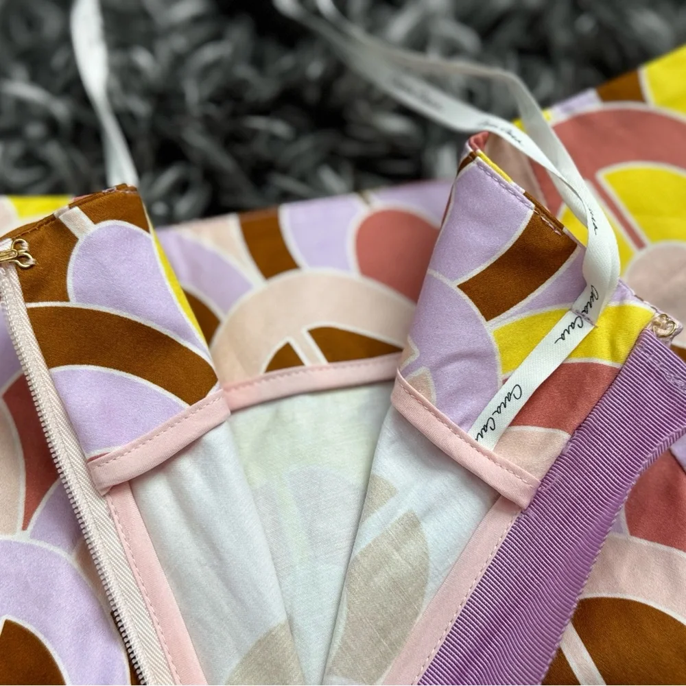 Cara Cara Vibrant Arch Mini Skirt with Fringe - Picture 8 of 10